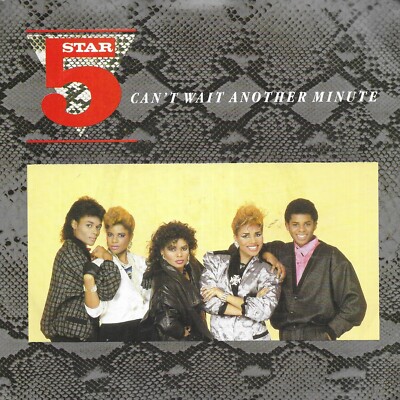 5 Star Can't Wait Another Minute Matte Sleeve UK 45 7'' single +Picture Sleeve