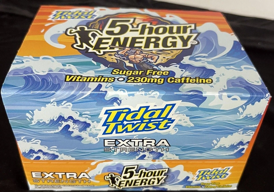 Caja de 12 quilates 5 Hour Energy Extra Strength Tidal Twist 1,93 oz inyecciones sin azúcar Foto 3 de 4