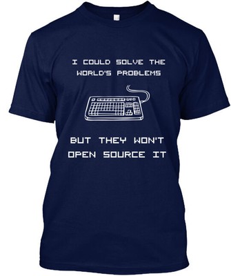 Open Source World Problems T-Shirt Made in the USA Size S to 5XL