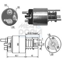 Meat & Doria Magnetschalter Starter FüR Fiat Ducato Kasten 230L 2.8 TDI 230 2.5