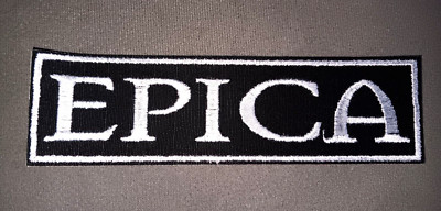 Epica band logo embroidered  Iron on patch -Vermillion, Simone Simons, Nightwish