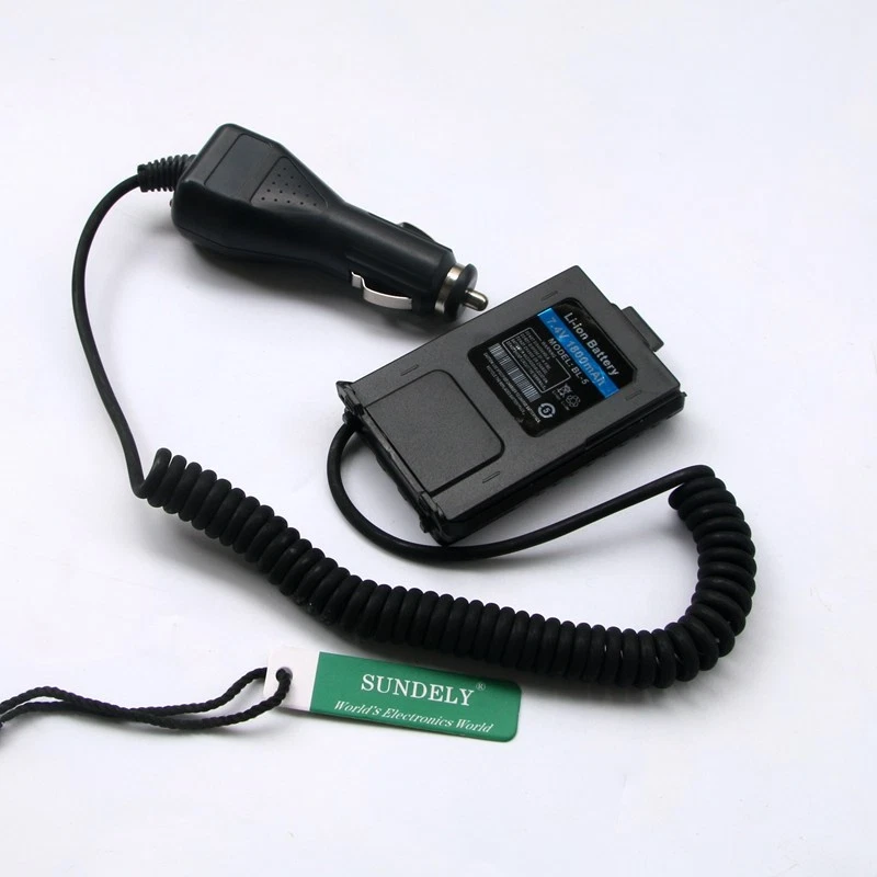 Cargador de coche 12V radio eliminador de batería para Baofeng UV5RA UV5RE Plus Foto 3 de 4