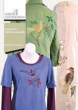 Nouveau Birds Anita Goodesign and Leaves Embroidery Machine Designs CD