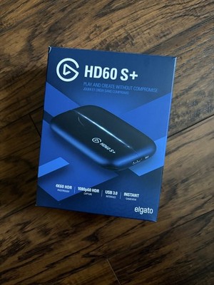 Elgato HD60 S+ Video Capture Card Black - Cables Included - Gaming
