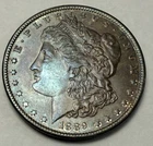 1889-P Morgan Silver Dollar AU Toned