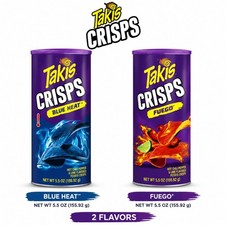 Takis Crisps 5.5oz/155.92g Fuego Hot Chili Li...