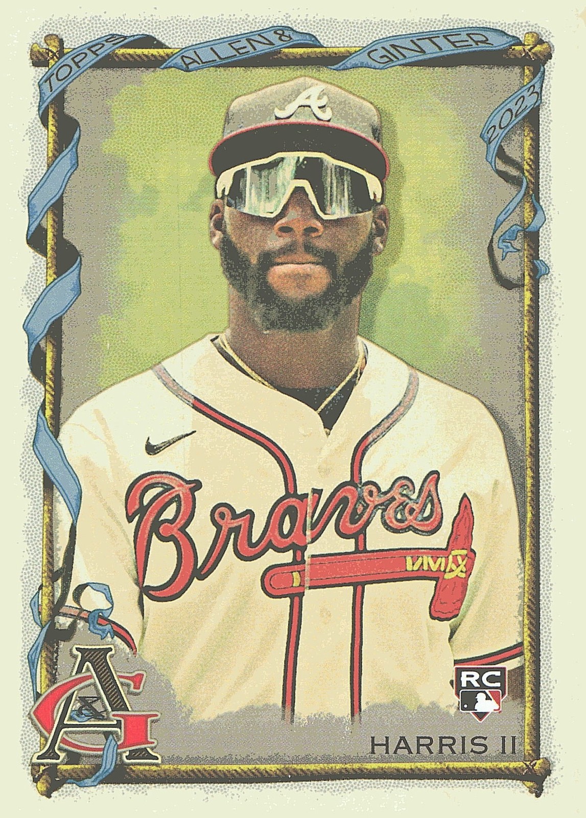 2023 Topps Allen & Ginter #12 Michael Harris II Silver Portrait