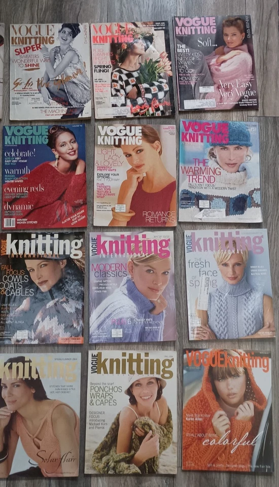 Vogue Knitting International Magazines Vintage 1990 to 2005 Lot of 20 Issues - Image 4 of 4