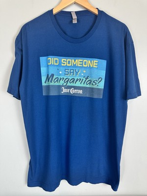 Jose Cuervo T-Shirt XL Did Someone Say Margaritas Blue Next Level Tequila Promo