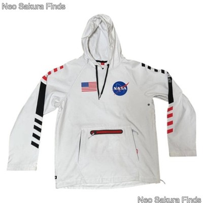 686 NASA Snowboard Wear Set Herren Größe S weiße Jacke & guter gebrauchter Boden