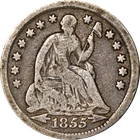 1855-O Seated Liberty Half Dime