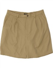 IZOD Mens Pegged Chino Shorts W36 Large Beige Polyester AV05