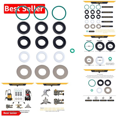 #ad Replacement Seal Kit for Simpson Pressure Washer Pumps – 13 Essential Pieces $21.99