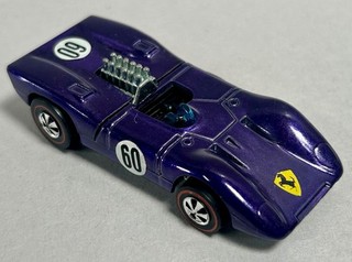 VGC Vintage 1969 Hot Wheels Redline Ferrari 312P Toy Model Race Car (P)