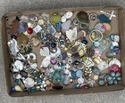 2.2 Lb Costume Jewelry VTG Modern Craft Junk Lot Untested Lot Pendants Variety