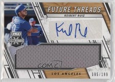 2019 Elite Extra Edition Future Threads Signatures Black Keibert Ruiz Auto 0x5t