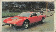 Lamborghini P250 Urraco Sports Car Menko Card 7594 Japanese Vintage