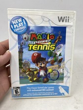 Nintendo New Play Control Mario Power Tennis Wii Complete CIB Tested Ships Fast