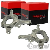 2X Metzger Achsschenkel Vorne Passend FÜR Renault Clio Twingo Links+Rechts