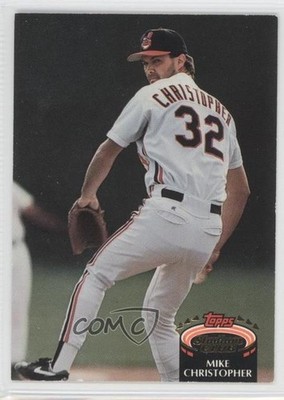 1992 Topps Stadium Club Mike Christopher #612 Rookie RC g4j