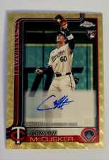 2025 Topps Chrome Update Carson McCusker Superfractor Auto RC 1/1