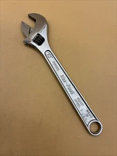 Vintage 10" Blue Point Adjustable Wrench Alloy Steel Made In USA