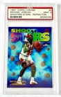 1997 TOPPS CHROME MICHAEL JORDAN SHOOTING STARS #6 - REFRACTOR PSA 9