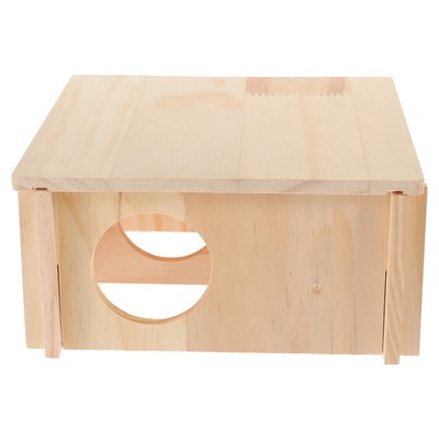 Guinea hide house holz käfig hamster versteck platz hide house für