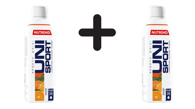 2 x Nutrend Unisport, Orange - 500 ml. (20,99 EUR/L)