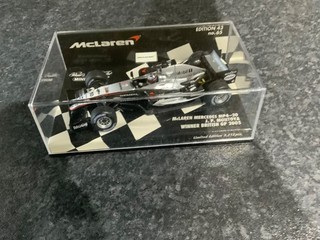 Minichamps 1/43 McLaren Mercedes MP4 / 20 J Montoya British GP winner 2005