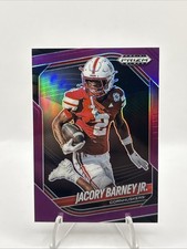 2025 Prizm Black NIL Jacory Barney Jr Purple /99 Huskers J
