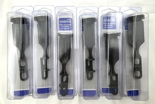 Lot of 6 Jones Stephens C25465 Pop-Up Drain Stoppers Fits Delta 5-1/32" OL - Picture 1 of 12