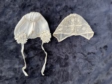 Set Of 2 Vintage baby bonnets 1930s