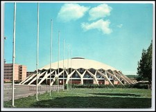 Rome Italy Palazzetto dello Sport Modern Architecture Chrome Postcard К058