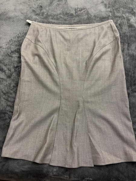 Women Armani Collezioni Skirt Grey Viscose S