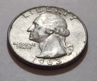 1963-D Washington Quarter • 90% Silver • Circulated • X127