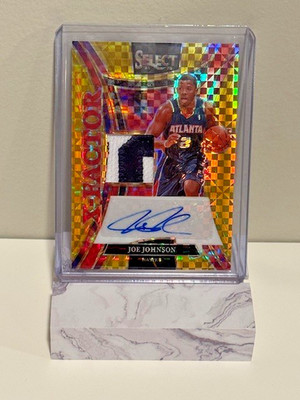 Joe Johnson 2024-25 Panini Select X-Factor Memorabilia Signatures Gold /10