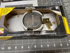 MASTER LOCK Hasp + Stainless steel Lock w/ Brass Keys  #M736KADPF