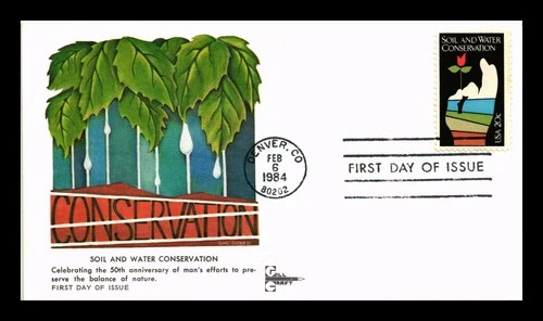 US COVER SOIL AND WATER CONSERVATION FIRST DAY ISSUE GILL CRAFT CACHET