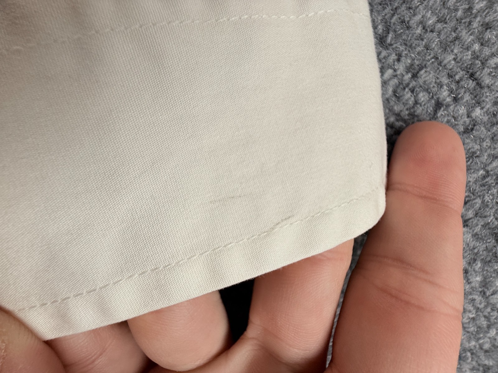 Cinch Cotton Button-Down Large White Solid Long S… - image 19