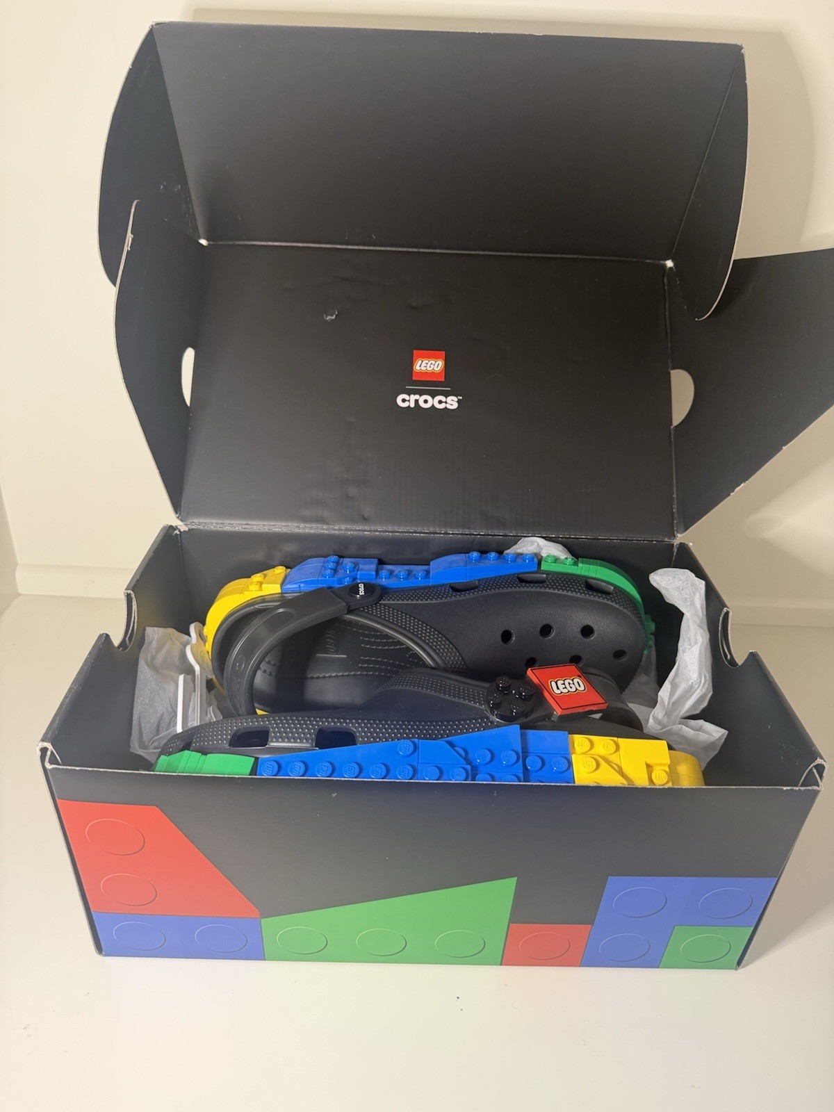 Crocs x LEGO 4lw System Clog Unisex Black Multicolor US 8M/10W 211873-001 image 7