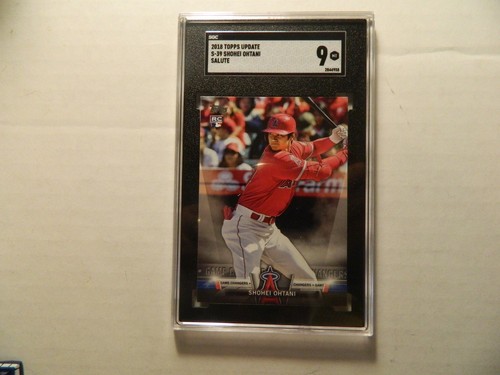 2018 Topps Update Salute Rookie Card of Shohei Ohtani - Angels SGC 9 Mint