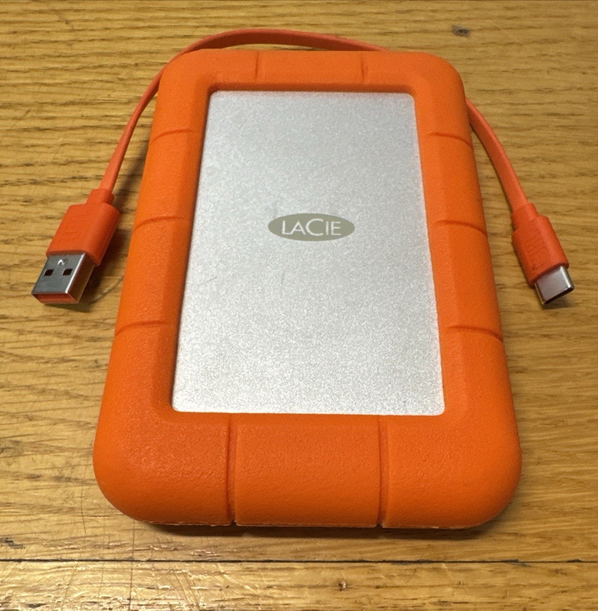 LaCie Rugged 2TB USB-C Portable Storage External Hard Drive, (STFR2000800-RC)