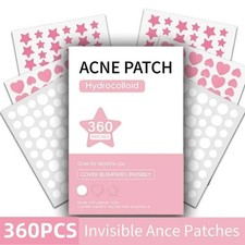 360pcs Colorful Invisible Pimple Removal Anti-acne Hydrocolloid Patches Spots