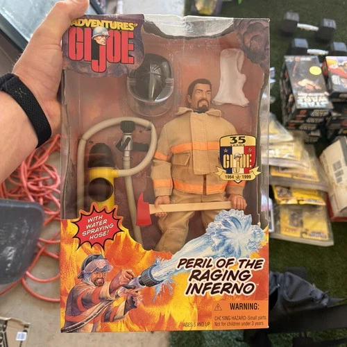 GI Joe PERIL OF THE RAGING INFERNO Action Figure, 1999, NIB