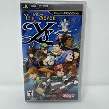 Ys Seven • PlayStation PSP • Brand New Factory Sealed • Black Label
