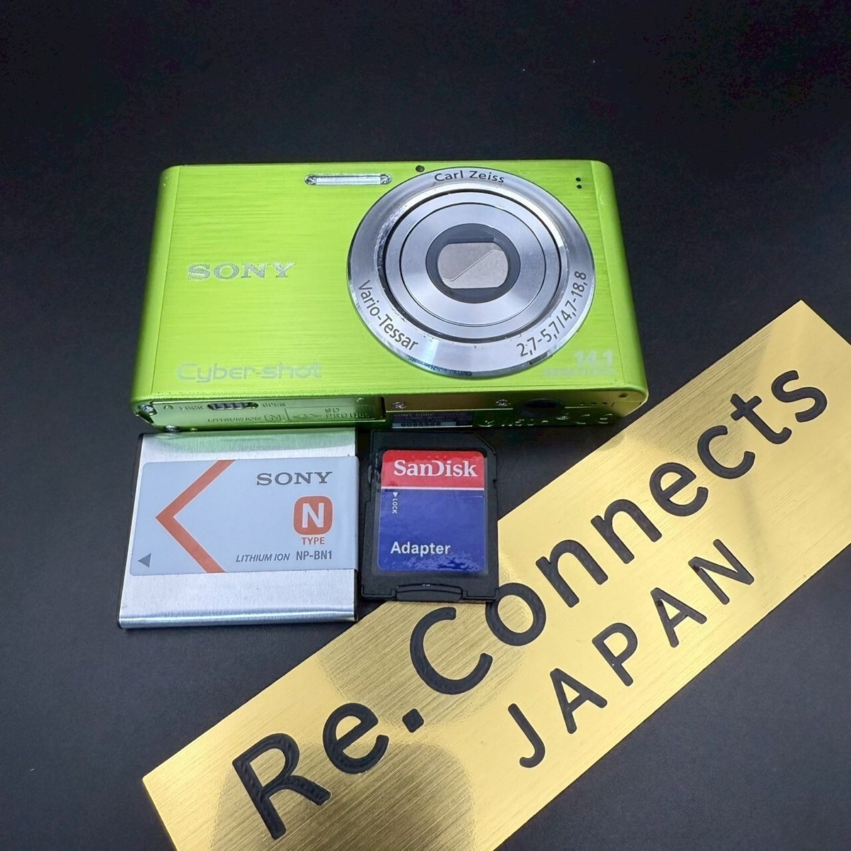 Sony Cyber Shot DSC-W320 Green Digital Camera 14.1MP 4x Zoom