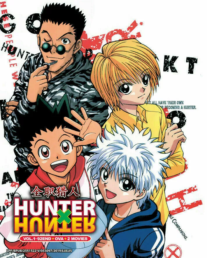 DVD Hunter X Hunter Anime Season 1 (1-92 End +OVA) +Phantom Rouge