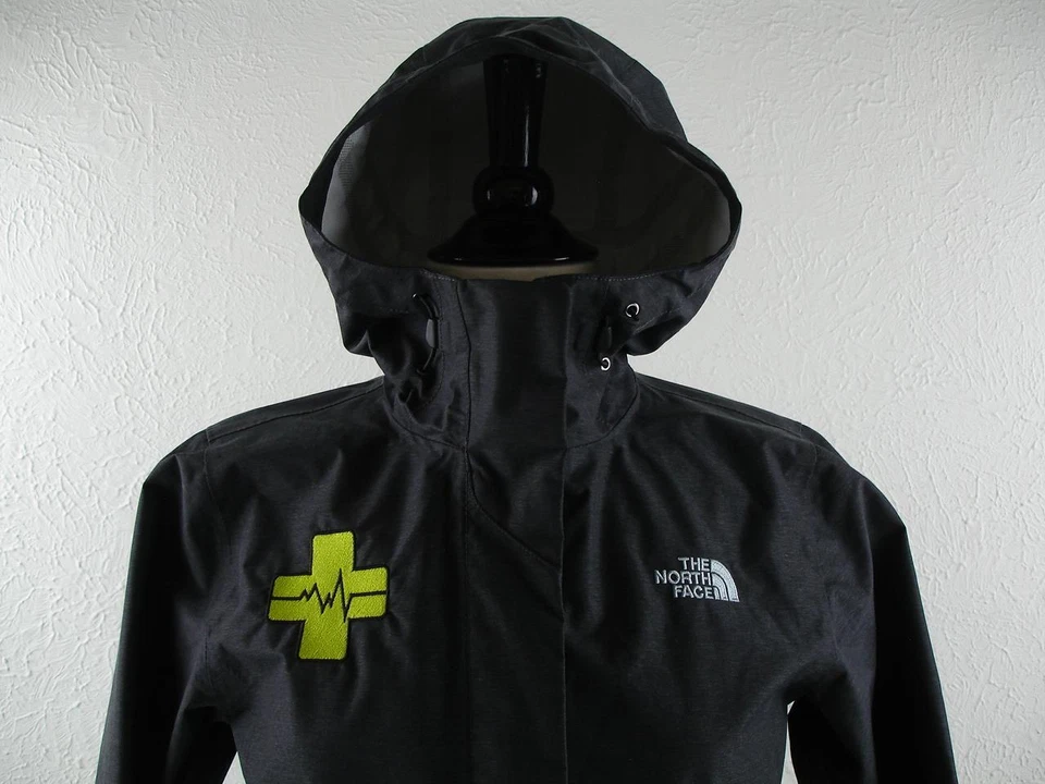 Chaqueta para mujer The North Face Apex Dryvent S TNF gris jaspeado lluvia parka con capucha Foto 3 de 4