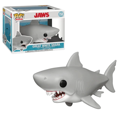 Funko Pop! Vinyl Super 6 in: Jaws - Great White Shark (6 inch) #758